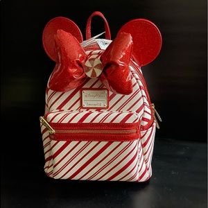 Loungefly “Candy cane” Disney parks backpack
